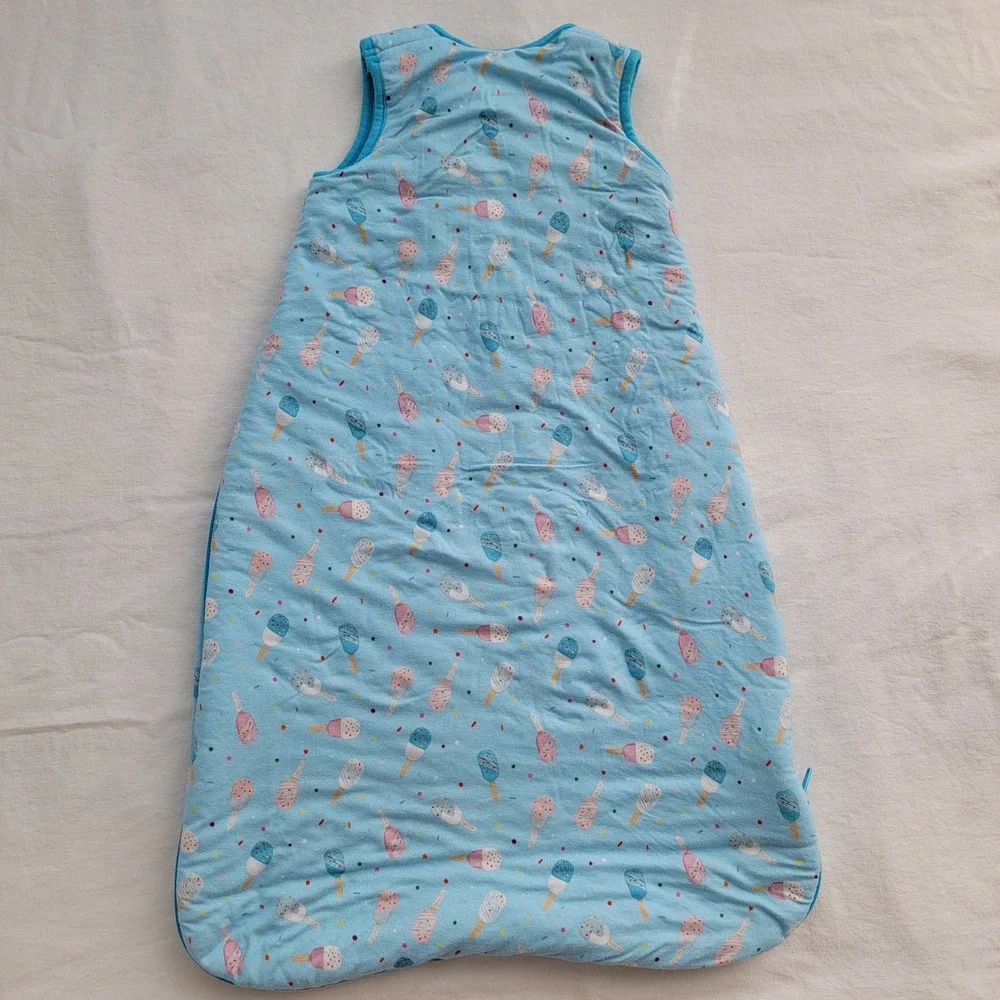 Free Birdees Ice Cream Viscose Bamboo Sleepsack Wearable Blanket Blue 0-6 Months
